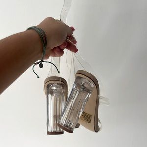 Hanna Transparent Heeled Sandal
